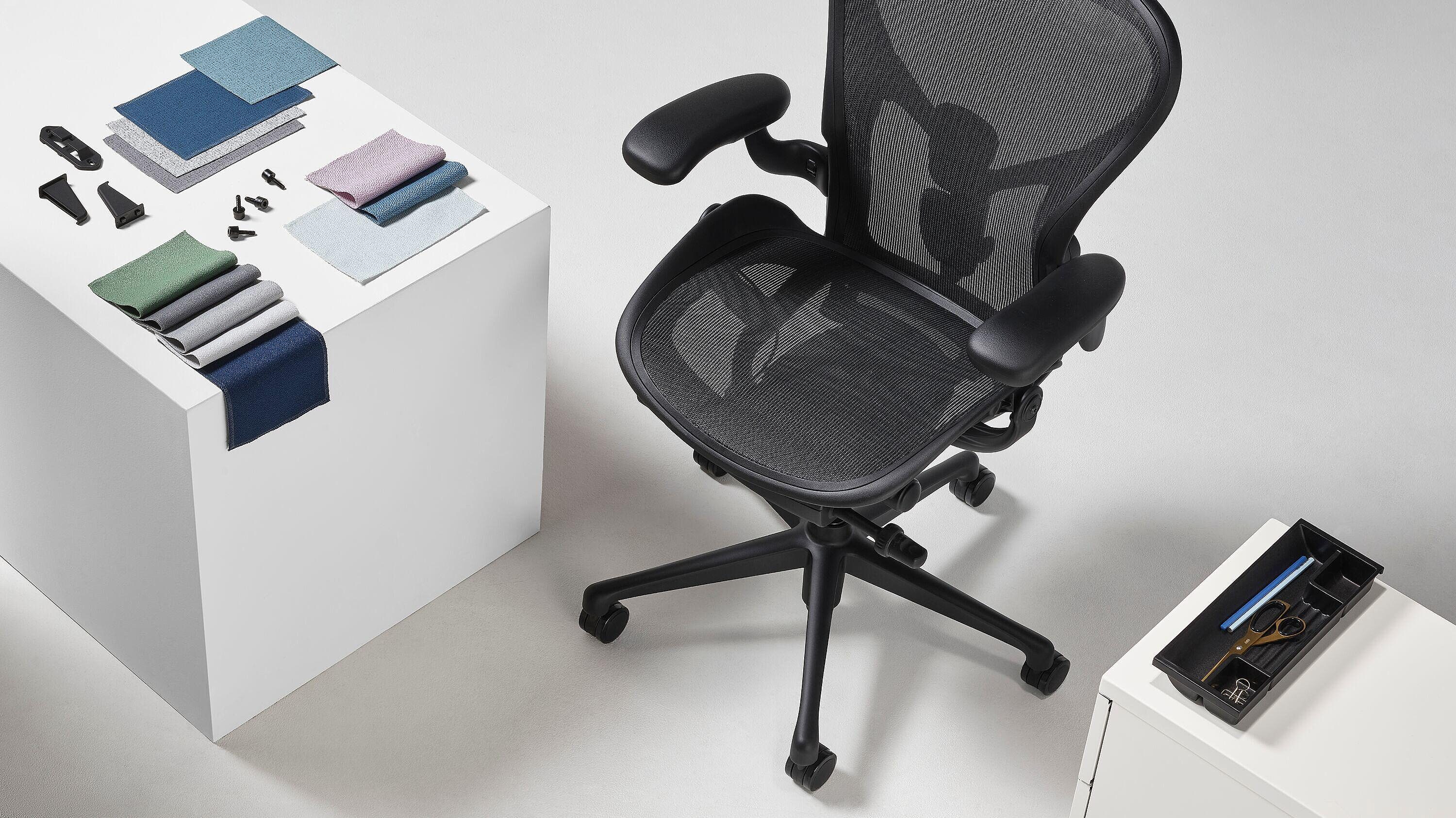 Ocean bound plastic herman miller aeron chair