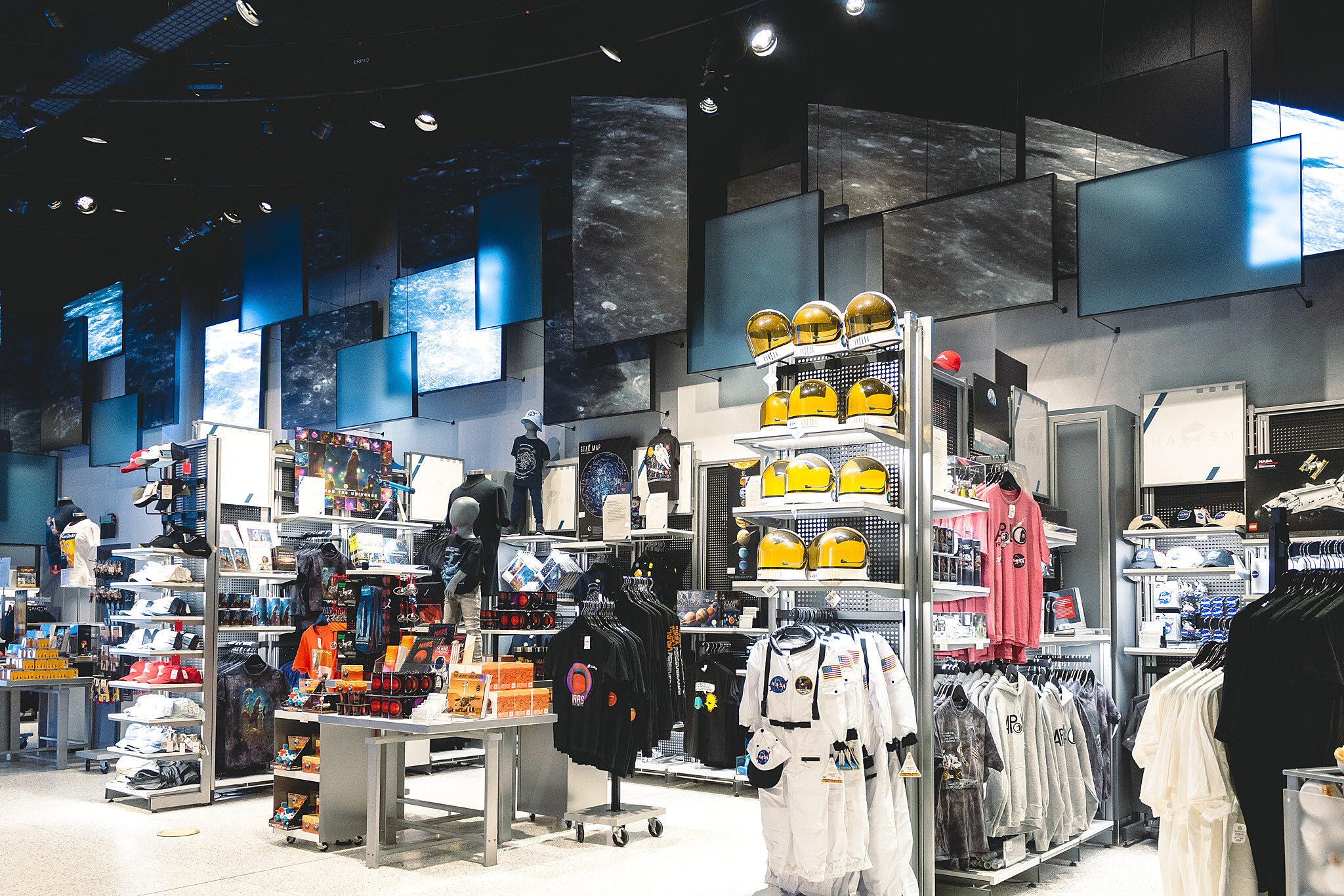 Displays inside the museum store